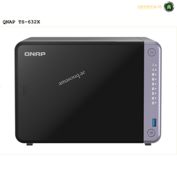 QNAP TS-632X-4G 6-Bay NAS Storage | TS-632X-4G. QNAP TS-632X network storage device on a white background