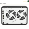QNAP TS-632X-4G Rear View NAS | TS-632X-4G. QNAP TS-632X network device with cooling fans on a white background