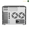 QNAP TS-h886-D1602-8G 8-Bay Storage NAS | TS-h886-D1602-8G. Back view of a computer case with cooling fans on a white background
