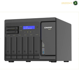 QNAP TS-h886-D1602-8G 8-Bay NAS Front View | TS-h886-D1602-8G. QNAP network storage device on a white background