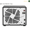 QNAP TS-h973AX-8G AMD Ryzen V1500B NAS | TS-h973AX-8G. QNAP TS-h973AX-8G 9-bay server with cooling fan on a white background