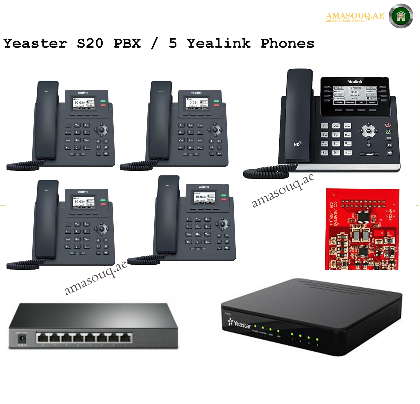 Yeaster - PBX S20 / 5 Yealink / o2 module