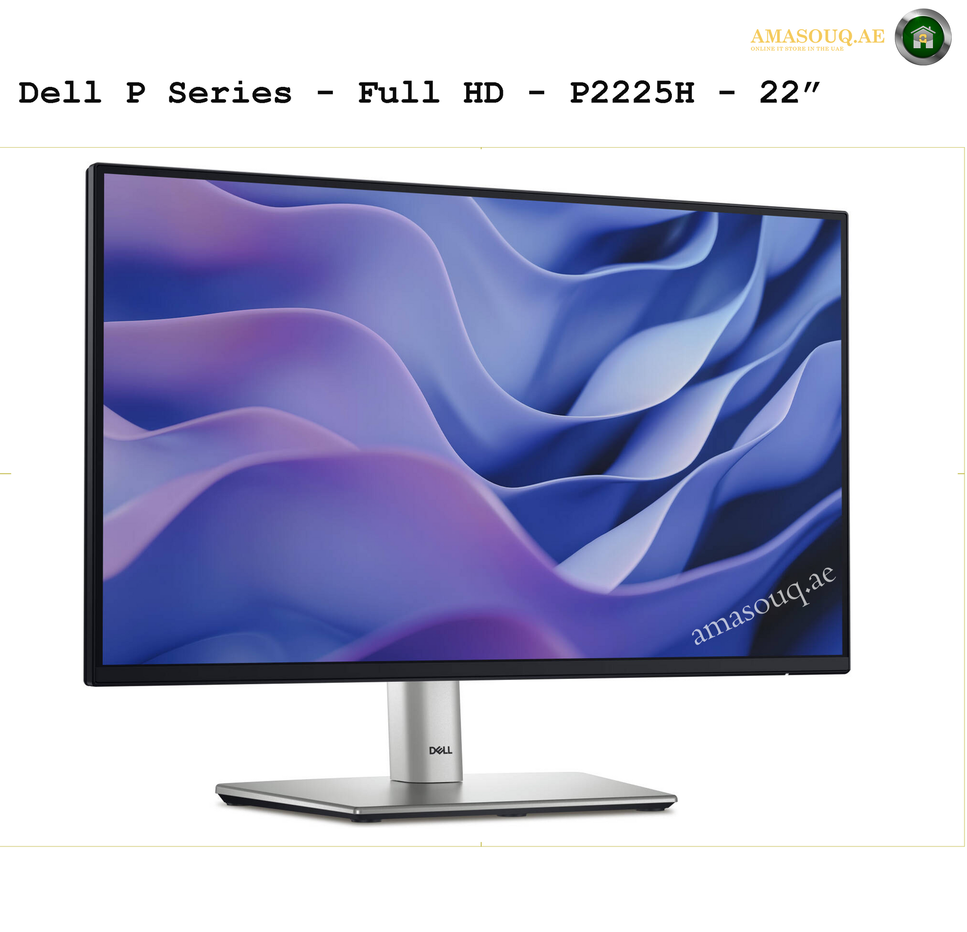 Dell Monitors P SERIES - P2225H | AMASOUQ.AE 1