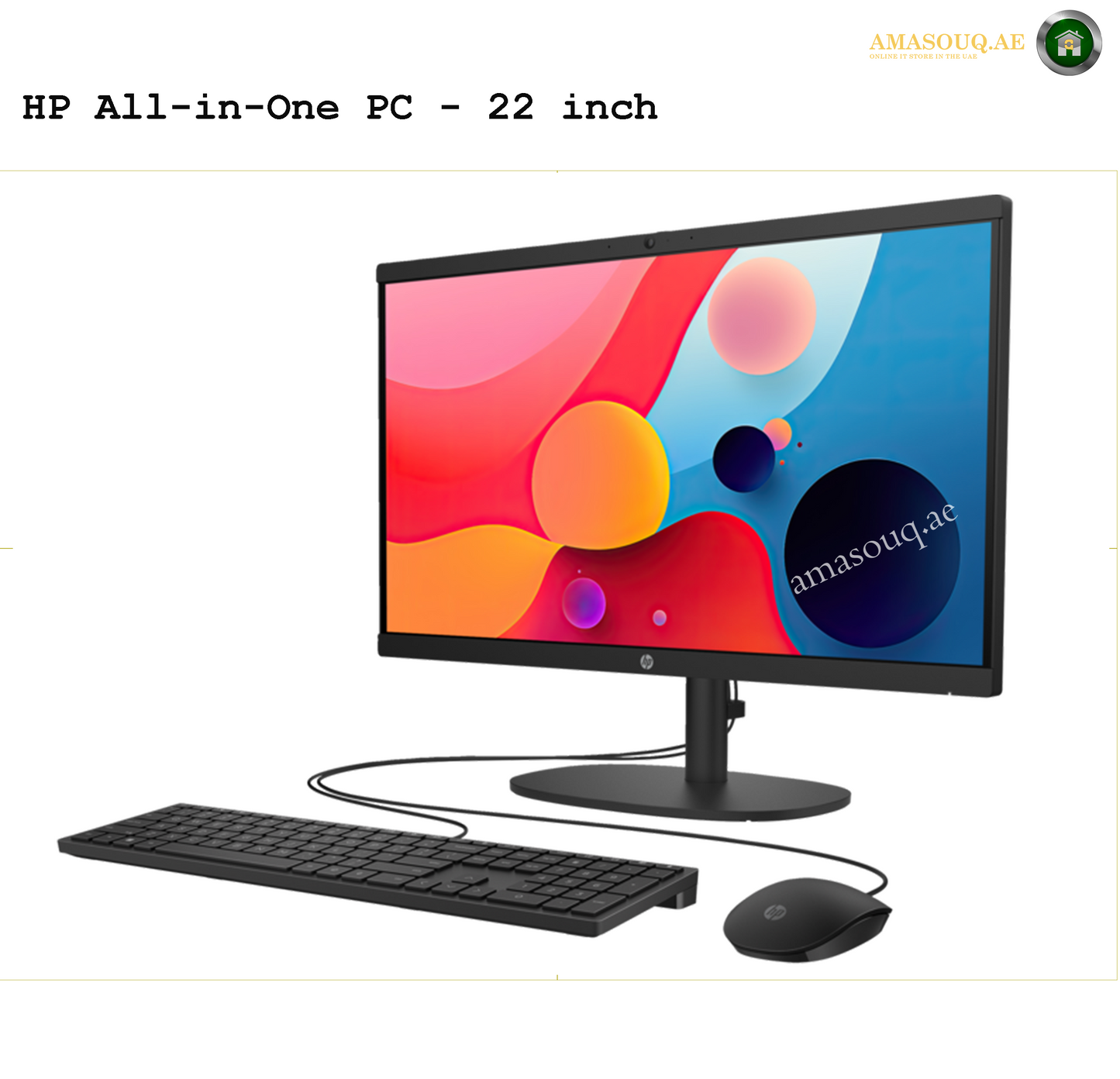 HP All-in-One Desktop 22-dg0013nh | AMASOUQ.AE 2