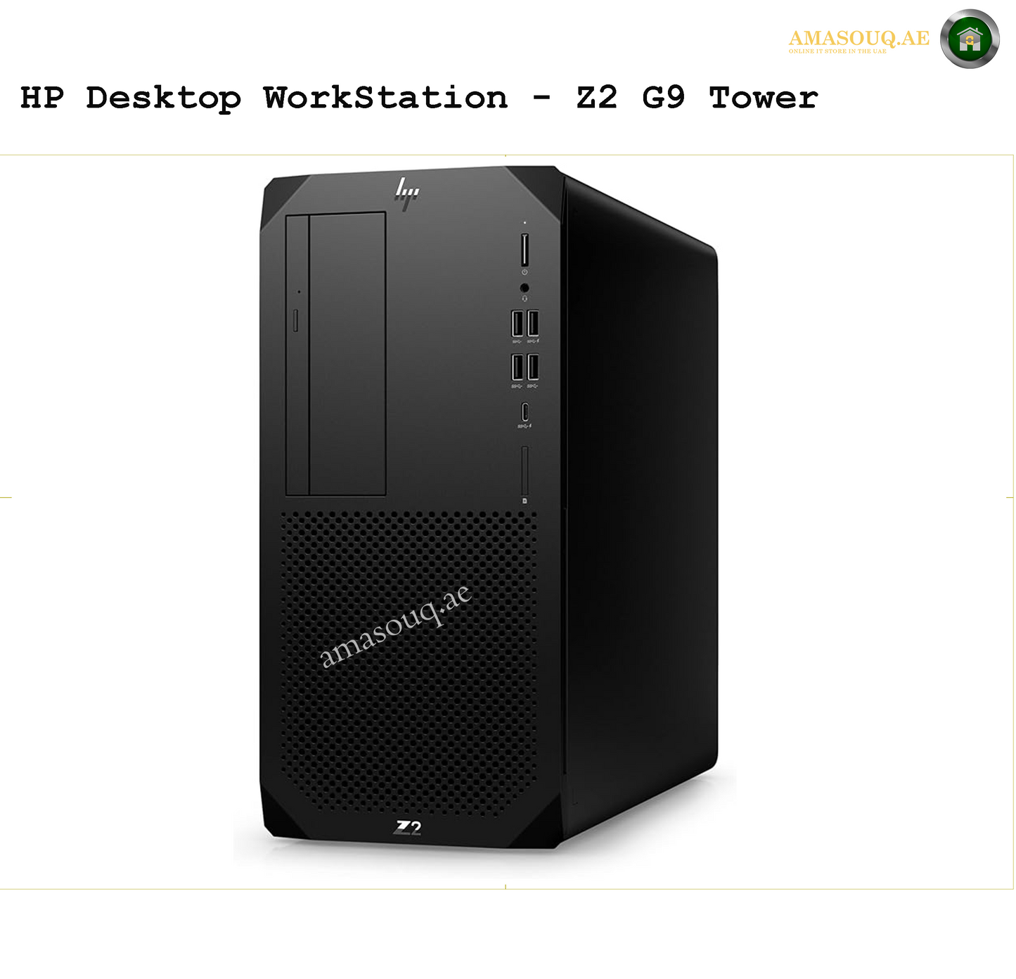 HP Z2 G9 Tower Workstation – W11Pro | amasouq.ae side view 1
