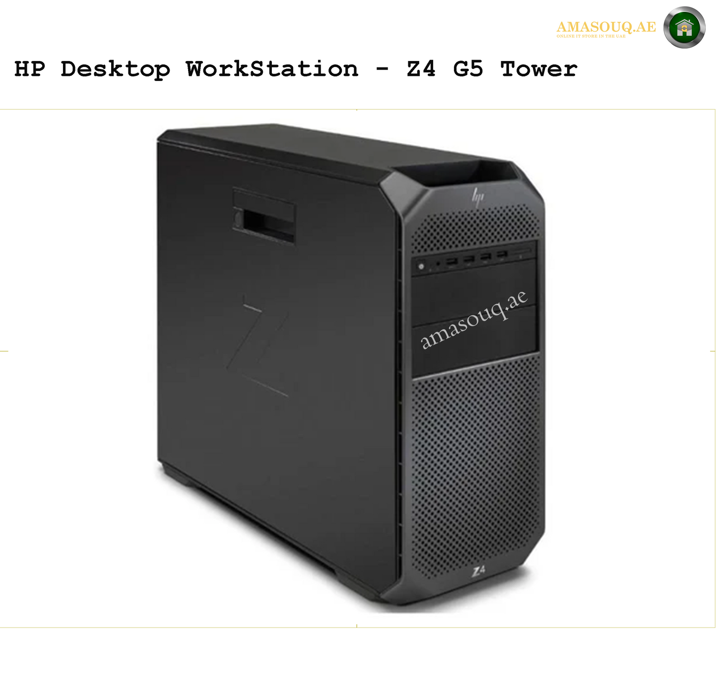 HP Z4 G5 Workstation - Tower  | AMASOUQ.AE SIDE VIEW 2