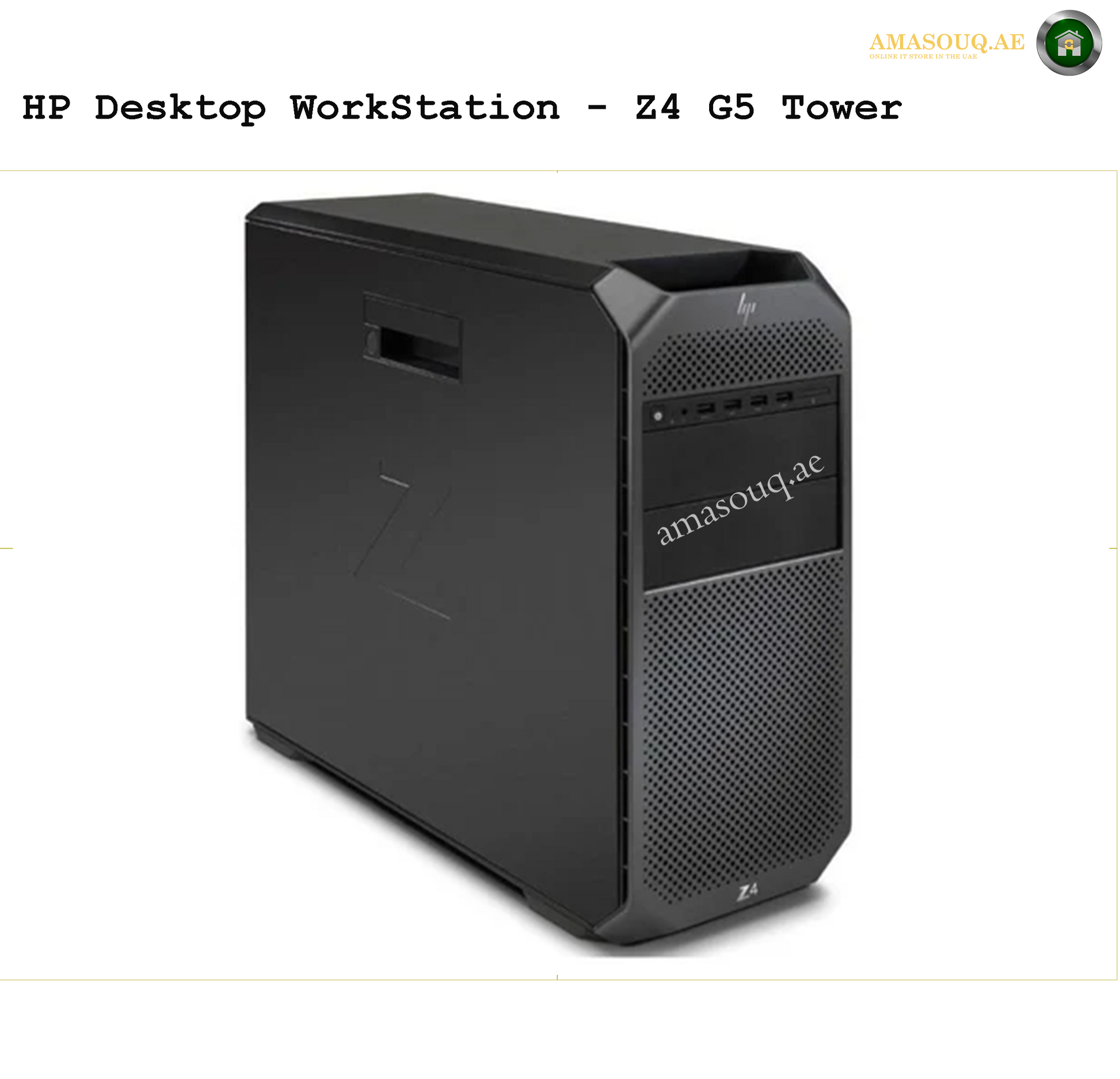 HP Z4 G5 Workstation - Tower  | AMASOUQ.AE SIDE VIEW 2