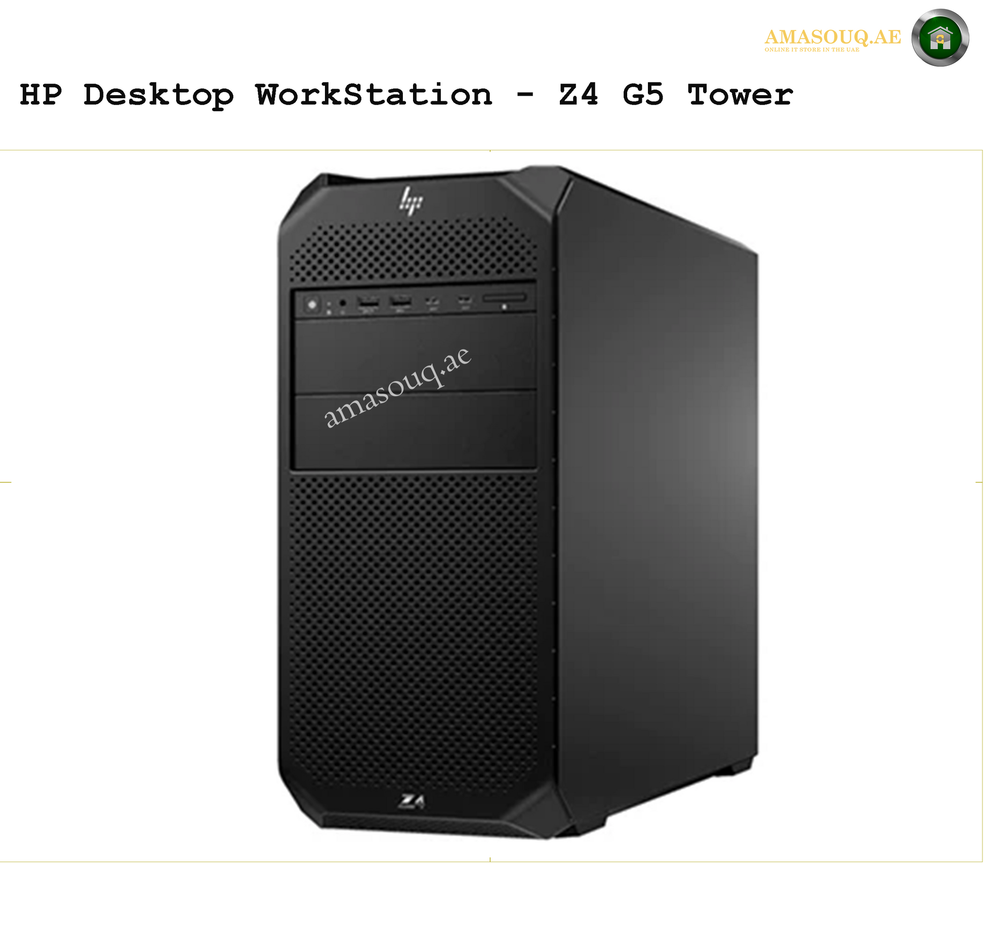 HP Z4 G5 Workstation - Tower  | AMASOUQ.AE SIDE VIEW 1