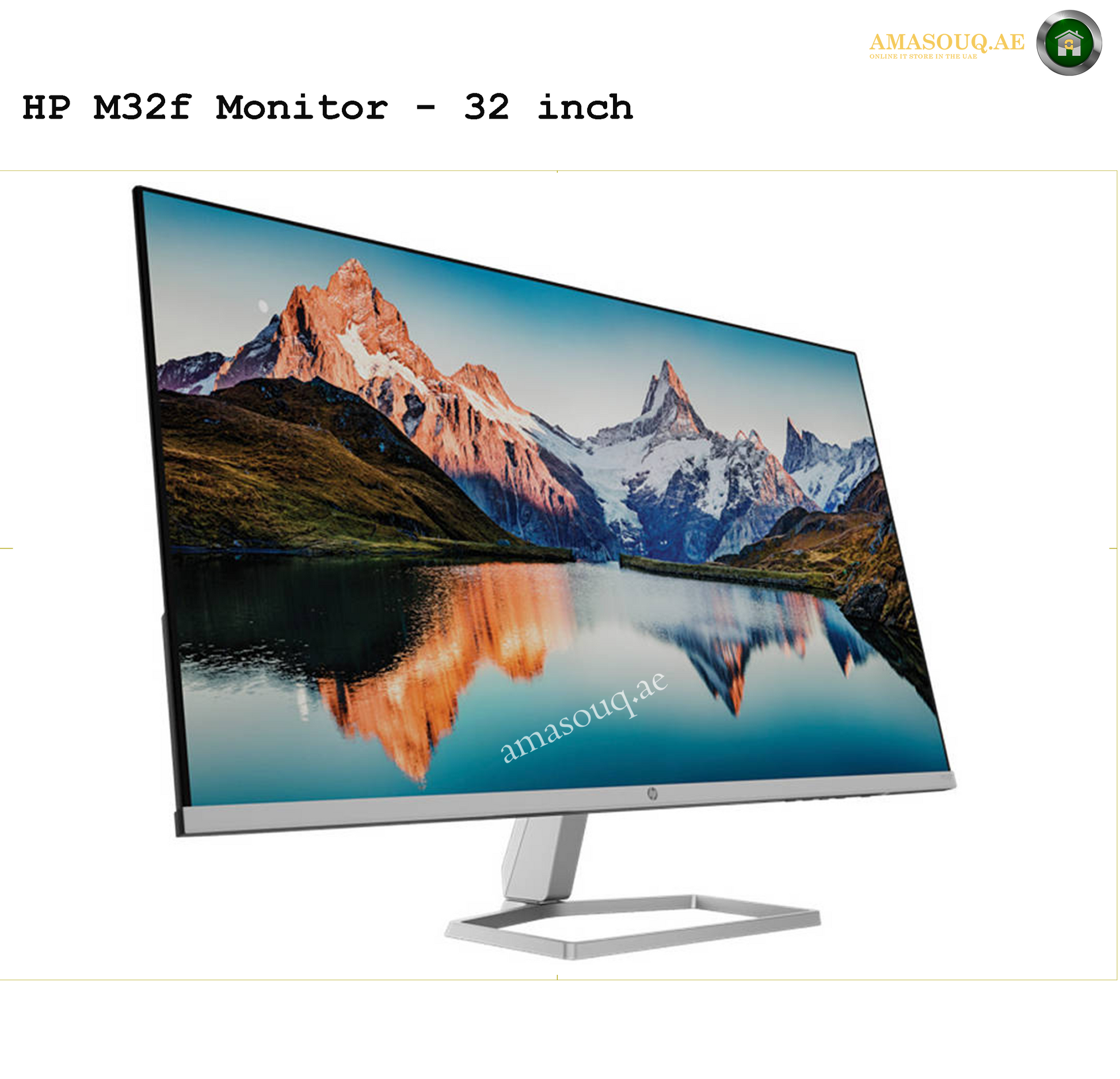 HP M32F - 31.5" | AMASOUQ.AE SIDE VIEW