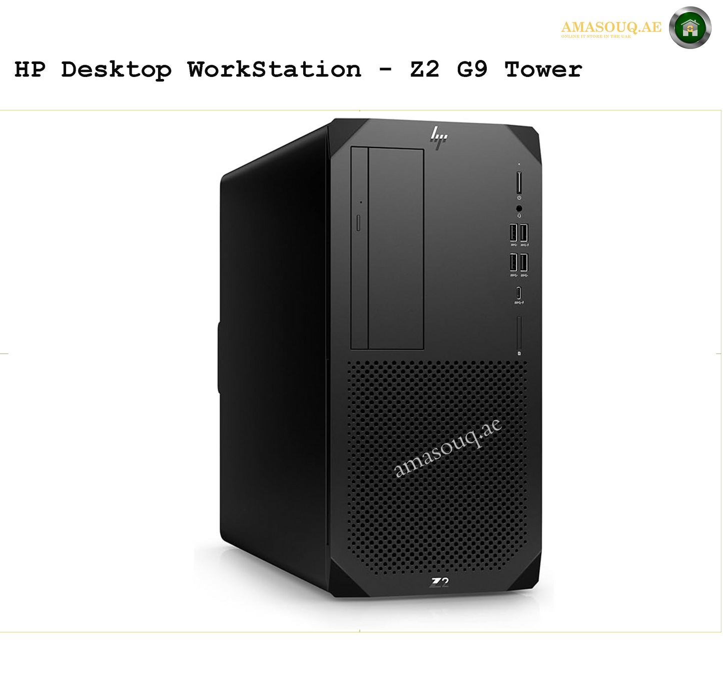 HP Z2 G9 Tower Workstation – W11Pro | amasouq.ae side view