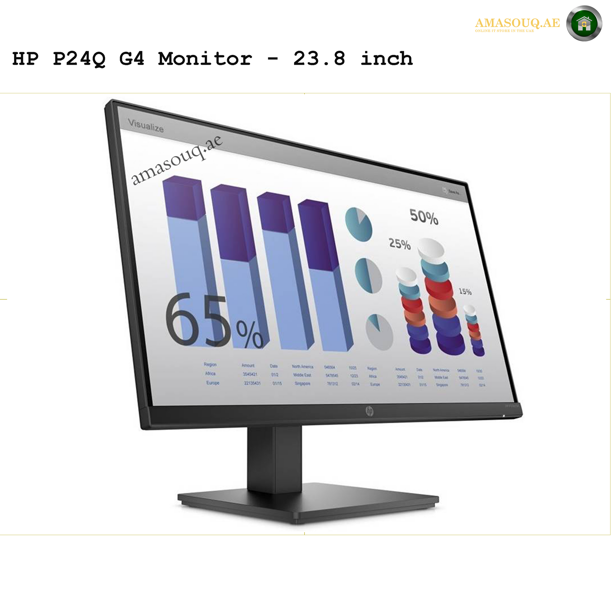 HP P24Q G4 - 23.8" | AMASOUQ.AE 