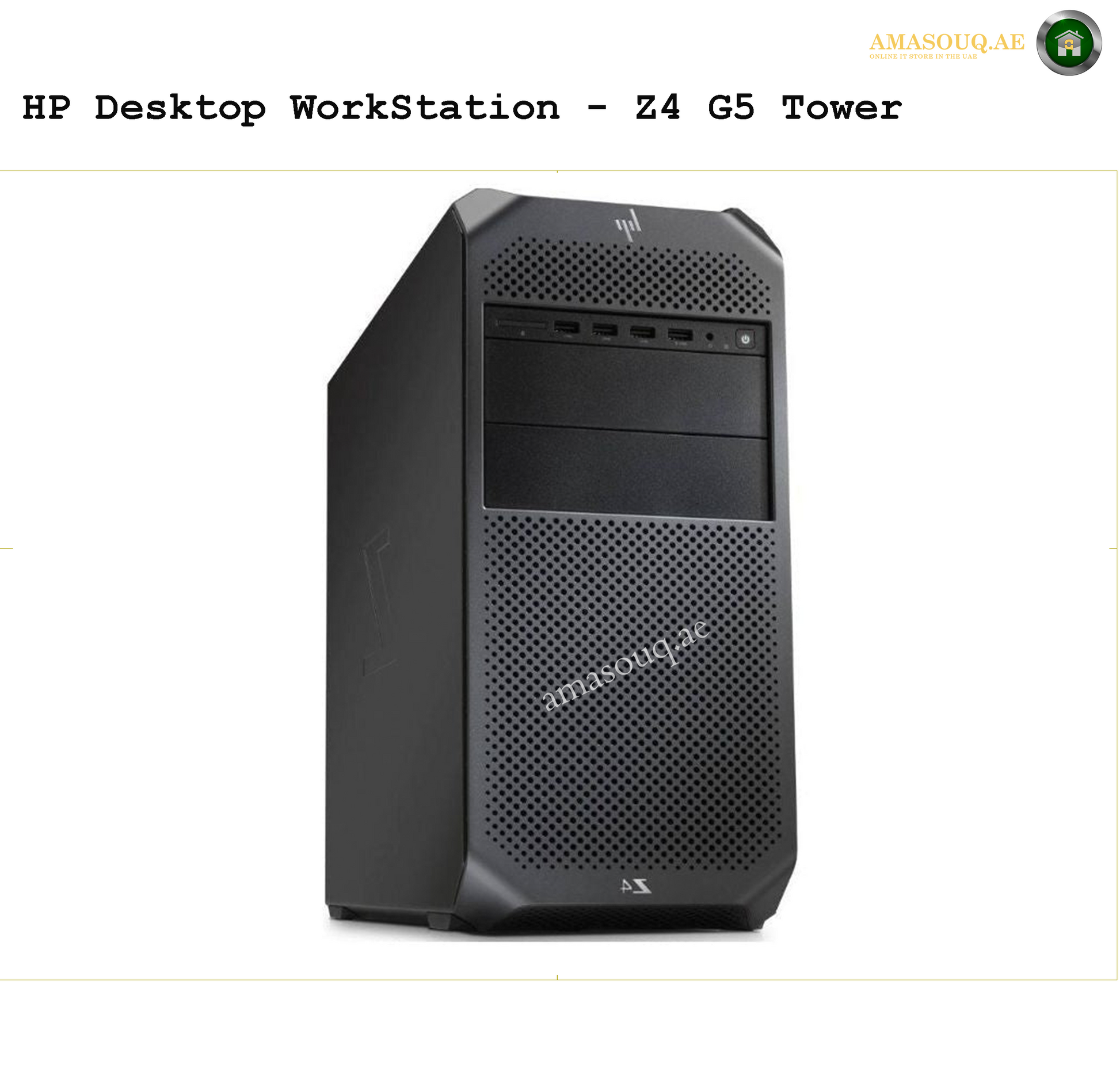 HP Z4 G5 Workstation - Tower  | AMASOUQ.AE SIDE VIEW