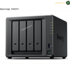 Synology DiskStation DS425+ 4-Bay NAS Intel Celeron J4125 2GB RAM 2 NVMe.  Synology DS425+ storage device on a white background