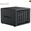 Synology DiskStation DS1525+ 5-Bay NAS Front View | DS1525+. Black Synology DS1525+ NAS device on a white background