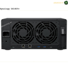 Synology DiskStation DS1825+ 8-Bay NAS Rear View and Connectivity Ports | DS1825+. Back view of a Synology DS1825+ NAS device with fans and ports on a white background.