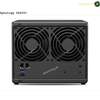 Synology DS425+ 4-Bay NAS with 2 M.2 NVMe Slots | DS425+. Synology DS425+ NAS device with fans on a white background