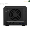 Synology DS620slim 6-Bay NAS with 2.5-Inch Drive Trays | DS620slim. Synology DS620 NAS device with fan and ports on a white background