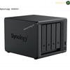 Synology DiskStation DS925+ 4-Bay NAS AMD Ryzen V1500B 4GB Dual 2.5GbE | DS925+. Black Synology DS925+ storage device on a white background