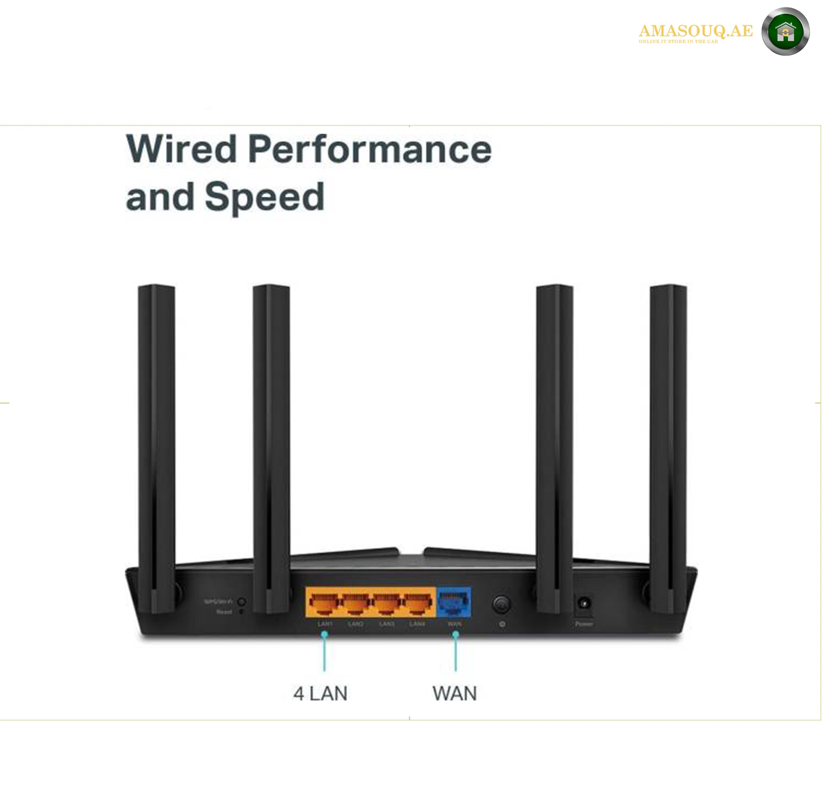 TP-Link Archer AX10 Wi-Fi 6 Router with One Gigabit WAN and Four LAN Ports | Archer AX10