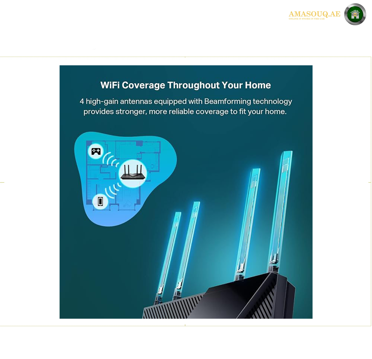 TP-Link Archer AX56 AX3000 Dual-Band 2.4GHz and 5GHz Router