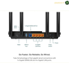 TP-Link Archer AX56 Black Wi-Fi 6 Router Front View