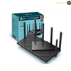 TP-Link Archer AX72 AX5400 Dual-Band Gigabit Wi-Fi 6 Router. TP-Link AX5400 Dual Band Gigabit Router shown with its teal retail packaging box on a clean white background.