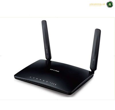 TP-Link Archer MR200 Black 4G LTE Router Front View