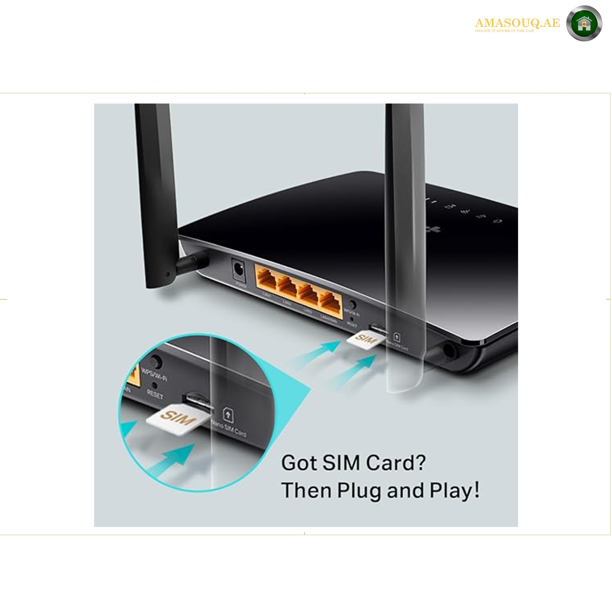 TP-Link Archer MR402 4G Router with Nano SIM Card Slot