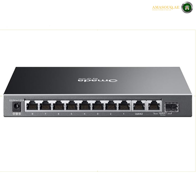TP-Link Omada ES210GP Front View Gigabit Network Switch