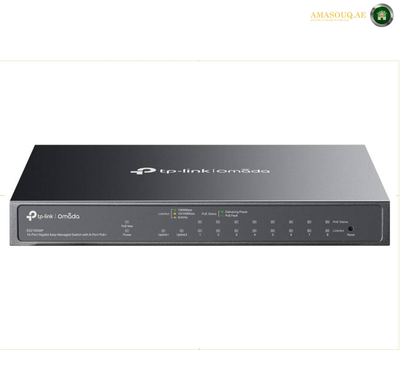 TP-Link Omada ES210GMP | 10-Port Gigabit PoE+ Switch Front View