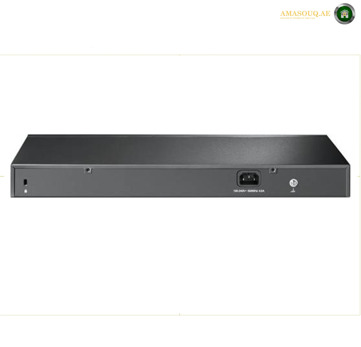 TP-Link SG2428P Rear Panel and Power Connection