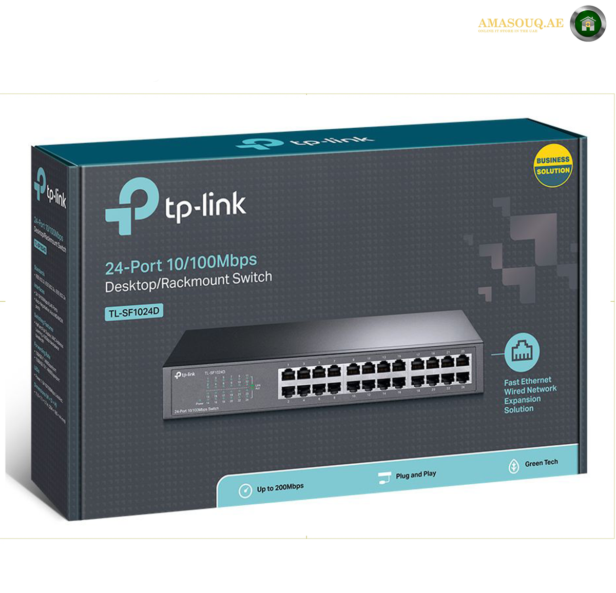 TP-Link TL-SF1024D Metal Housing Ethernet Switch