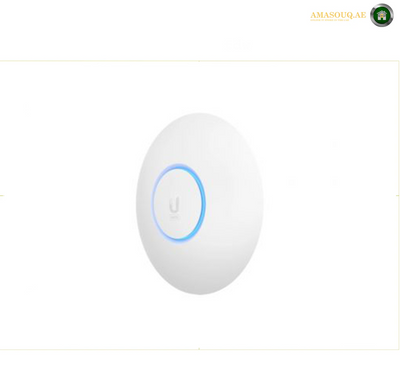 Ubiquiti Networks WiFi 6 Pro Dual-Band Access Point, WiFi 6, Up to 5373 Mb/s Total Throughput, 300+ Clients, 5 GHz (4x4 MIMO), 2.4 GHz (2x2 MIMO), Guest Isolation, White | U6-Pro