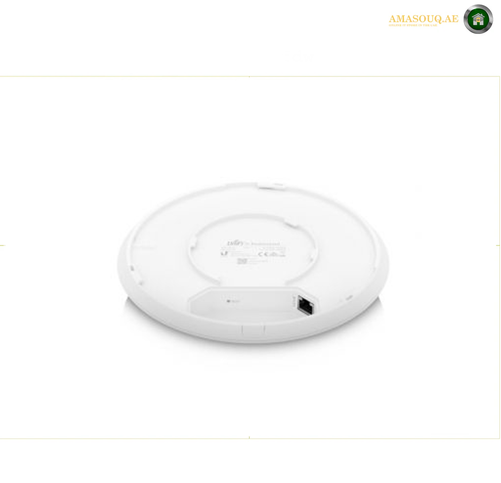 Ubiquiti Networks WiFi 6 Pro Dual-Band Access Point, WiFi 6, Up to 5373 Mb/s Total Throughput, 300+ Clients, 5 GHz (4x4 MIMO), 2.4 GHz (2x2 MIMO), Guest Isolation, White | U6-Pro