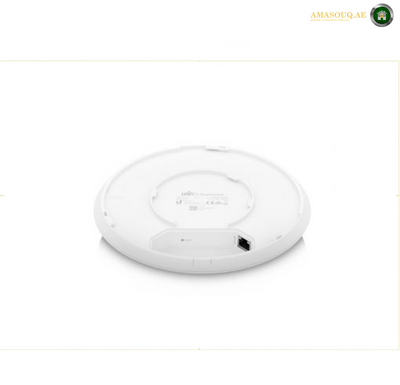 Ubiquiti Networks WiFi 6 Pro Dual-Band Access Point, WiFi 6, Up to 5373 Mb/s Total Throughput, 300+ Clients, 5 GHz (4x4 MIMO), 2.4 GHz (2x2 MIMO), Guest Isolation, White | U6-Pro