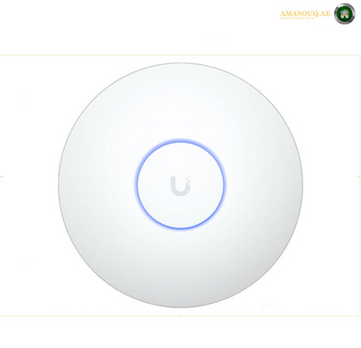 Ubiquiti U7 Long-Range Access Point, Up to WiFi 7 Standard, 5 Spatial Streams, 300+ Max Client Count, Up to 4.3 Gbps Data Rates, 2.5 GbE Uplink, White | U7-LR
