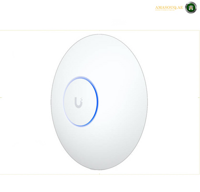 Ubiquiti U7 Long-Range Access Point, Up to WiFi 7 Standard, 5 Spatial Streams, 300+ Max Client Count, Up to 4.3 Gbps Data Rates, 2.5 GbE Uplink, White | U7-LR