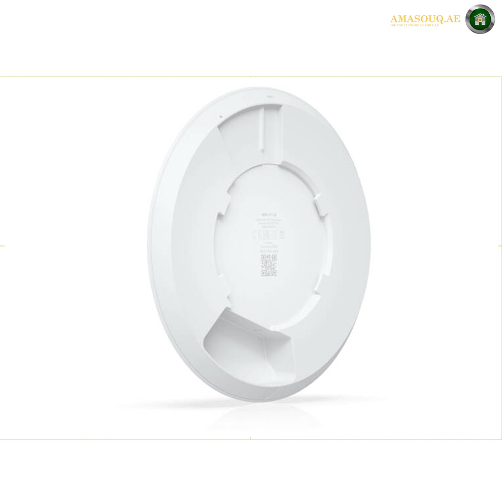 Ubiquiti U7 Long-Range Access Point, Up to WiFi 7 Standard, 5 Spatial Streams, 300+ Max Client Count, Up to 4.3 Gbps Data Rates, 2.5 GbE Uplink, White | U7-LR