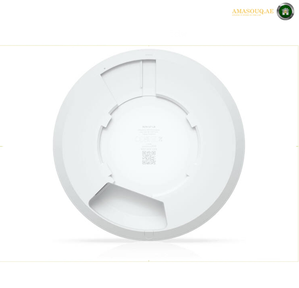 Ubiquiti U7 Long-Range Access Point, Up to WiFi 7 Standard, 5 Spatial Streams, 300+ Max Client Count, Up to 4.3 Gbps Data Rates, 2.5 GbE Uplink, White | U7-LR