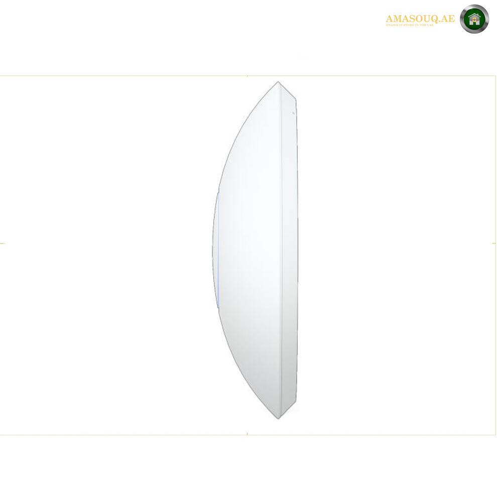 Ubiquiti U7 Long-Range Access Point, Up to WiFi 7 Standard, 5 Spatial Streams, 300+ Max Client Count, Up to 4.3 Gbps Data Rates, 2.5 GbE Uplink, White | U7-LR