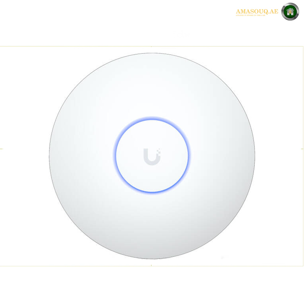Ubiquiti U7 Long-Range Access Point, Up to WiFi 7 Standard, 5 Spatial Streams, 300+ Max Client Count, Up to 4.3 Gbps Data Rates, 2.5 GbE Uplink, White | U7-LR