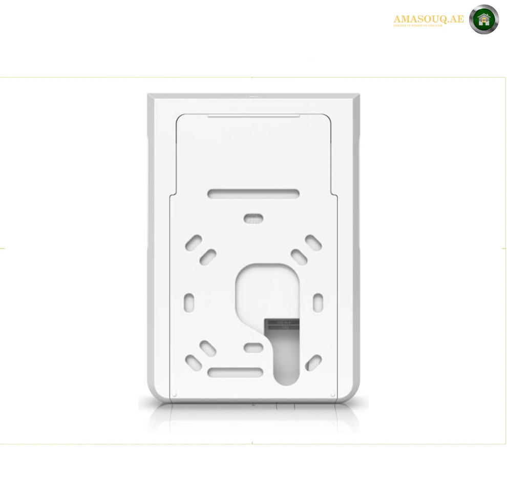 Ubiquiti U7 Pro Wall Access Point, WiFi 7 with 6 GHz Support, 6 Spatial Streams, Up to 5.7 Gbps Max Data Rate, 2 x 2 (DL/UL MU-MIMO) Feature, White | U7-Pro-Wall