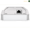 Ubiquiti U7 Pro Wall Access Point, WiFi 7 with 6 GHz Support, 6 Spatial Streams, Up to 5.7 Gbps Max Data Rate, 2 x 2 (DL/UL MU-MIMO) Feature, White | U7-Pro-Wall