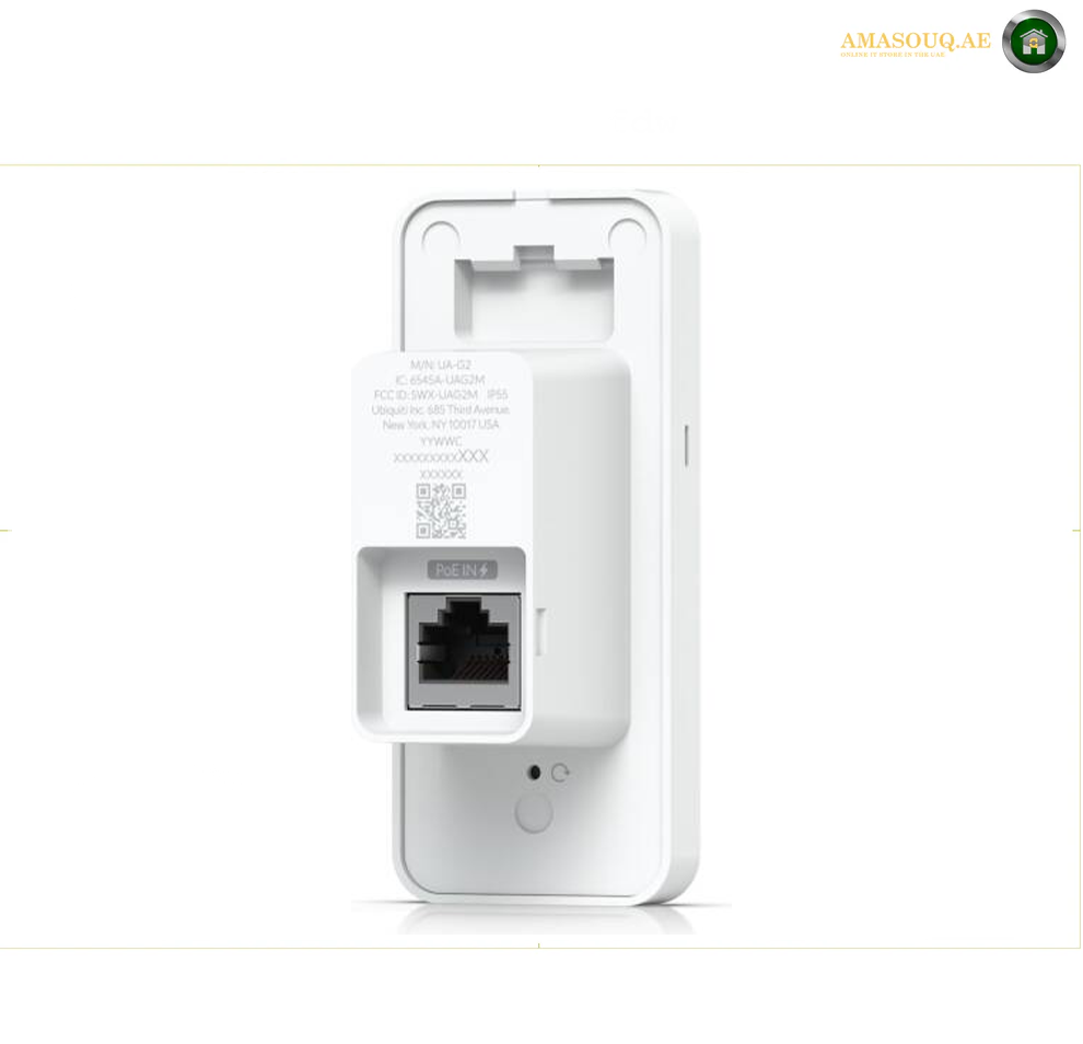 Ubiquiti G2 Starter Kit, Door Hub, G2 Reader, 10x Access Cards, PoE Passthrough, White & Blue LEDs, Polycarbonate & Glass Material, IP55 Weatherproofing, White | UA-G2-SK
