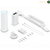 Ubiquiti UniFi U6-Mesh Networks Access Point, High Efficiency 4x4 MIMO with 160 MHz Bandwidth, Powered with 802.3af PoE, White | U6-MESH
