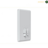 Ubiquiti Networks U6 Mesh Pro Access Point, Indoor and Outdoor WiFi 6 AP, 350+ Connected Device, 9W Power Consumption, Ethernet, GbE RJ45 Ports, White/Blue LEDs, White | U6-Mesh-Pro