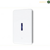 Ubiquiti Networks Dream Wall UniFi Cloud Gateway, 4.7" Touchscreen, ARM Cortex-A57, 4GB RAM, 16GB Storage, Up to 2.7 Gb/s Throughput, WiFi6, Dual-Band, Wall Mount, 300+ Clients, White | UDW