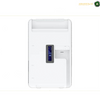 Ubiquiti Networks Dream Wall UniFi Cloud Gateway, 4.7" Touchscreen, ARM Cortex-A57, 4GB RAM, 16GB Storage, Up to 2.7 Gb/s Throughput, WiFi6, Dual-Band, Wall Mount, 300+ Clients, White | UDW