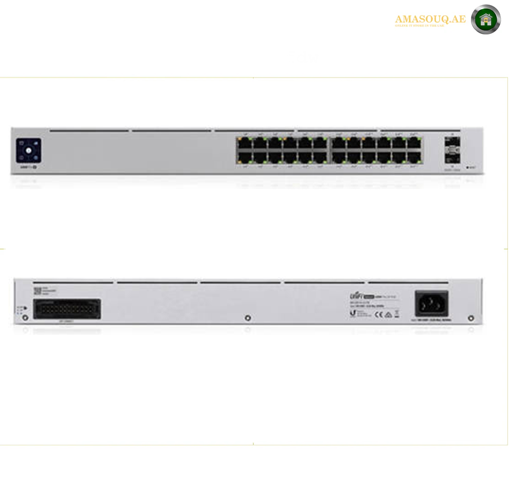 Ubiquiti Unifi Gen 2 10Gb Switch, 24xGigabit Ethernet, 88Gb/s Switching, Rack-Mountable, 65.47Mpps Forward, 2x10Gb/s SFP+ | USW-PRO-24-POEAN, PoE Powered, Indoor/Outdoor | UAP-AC-Pro) (Copy)