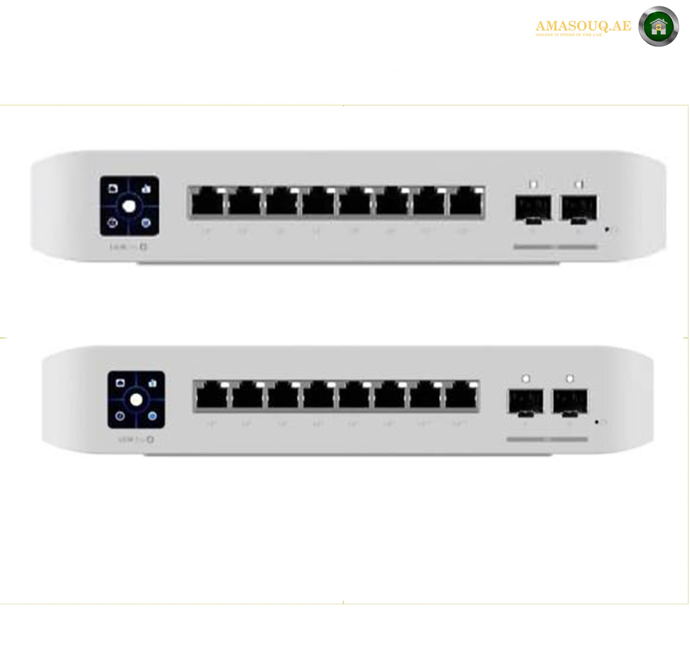 Unifi USW-Enterprise-8-PoE 8-port Layer 3 Switch, 8x 2.5 GbE PoE+ Ports, 2x 10G SFP+ ports, 120W total PoE availability | USW-Enterprise-8-PoE 